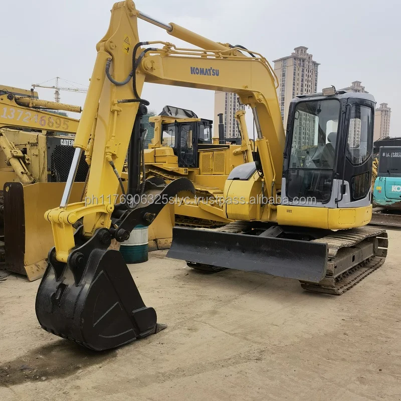 Original 7 tons used komatsu excavator pc78us mini digger equipment PC78 with hydraulic Thumb from Japan