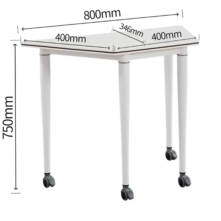 Современный дизайн офисный и школьный учебный стол складная мебель для конференций домашнего учебы работы деревянный металлический материал