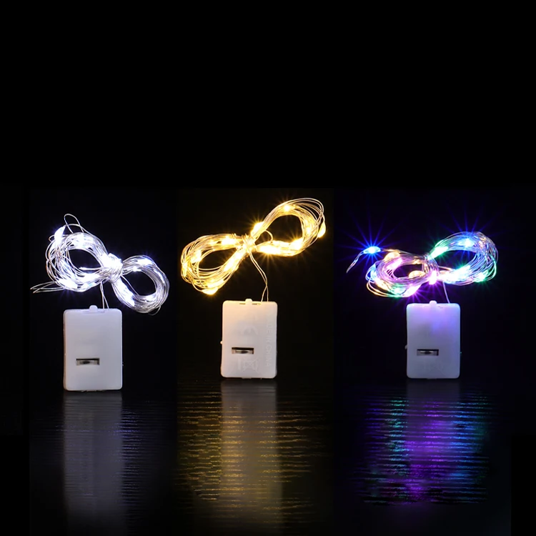 Twinklight Christmas Battery Operated Warm White RGB Firefly Starry Light Flexible Wateprrof Twinkle Fairy String Lights