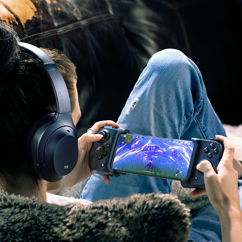 Razer Kishi For Android Smartphone Gaming Controller With Usb-c Connection With Original Box