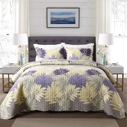 OEM ODM floral embroidery bedspread bed spreads quilt bedspread set bedding sets