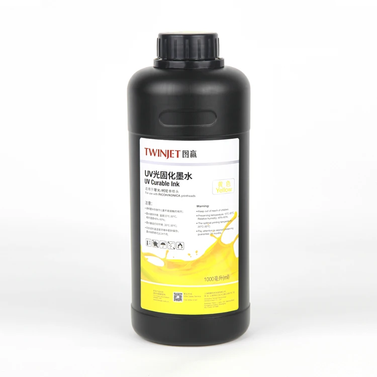 White Bottle Refill Soft Ink Premium Ultraviolet Curable UV DTF Transfer Printer Ink