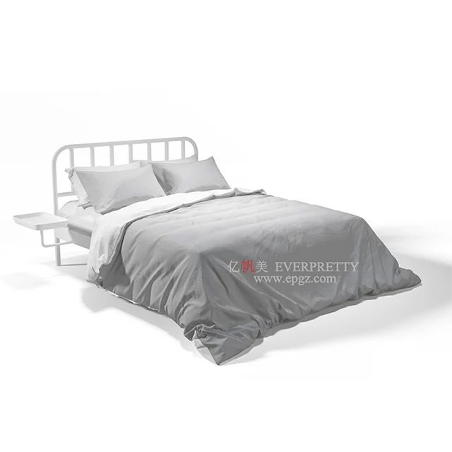 Hot Sale Hostel Furniture Adult Double Metal Bunk Beds with Small Table for Hostels