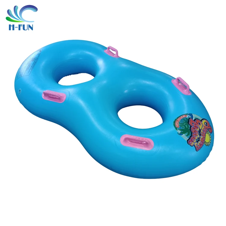 Water park 2 peson PVC swimming pool floats zebec type inflatable boat raft tubes