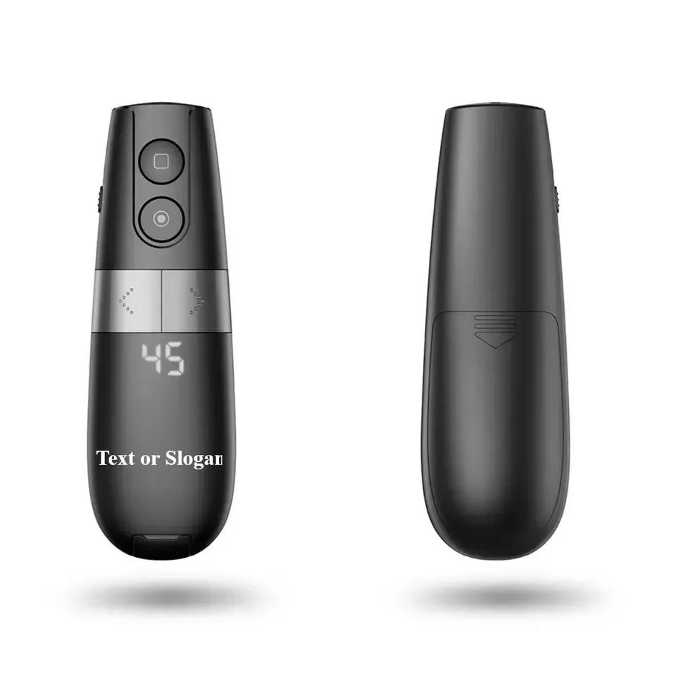 H101 Wireless Remote Control Pointer Digital Presentation Pen Multifunction 2.4G Wireless Presenter PowerPoint Black