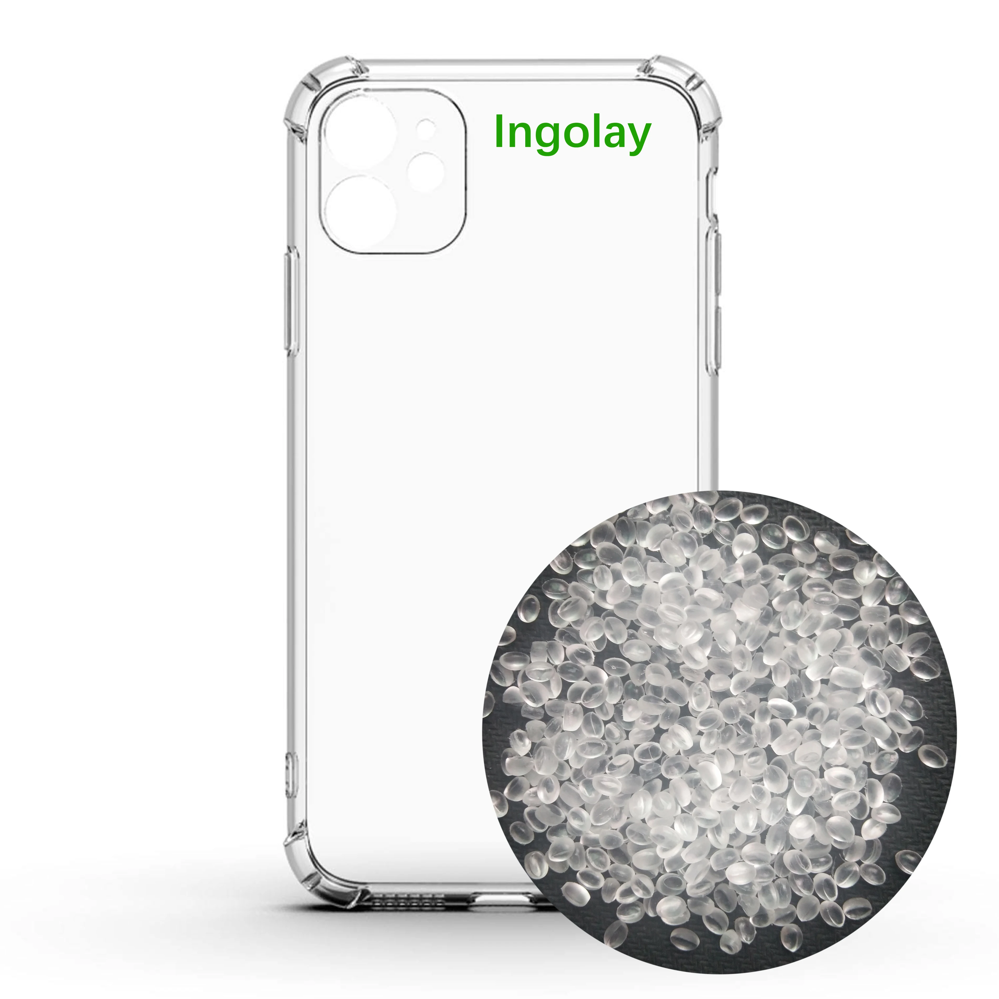 good price TPU granules raw used to make For Iphone Mobile Phone Case Cell Shell Cover
