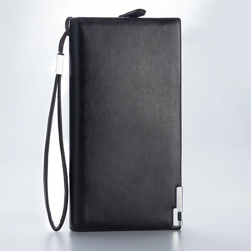 Long Design Top Selling New Model Casual Vintage Leather Business Man Clutch Wallet