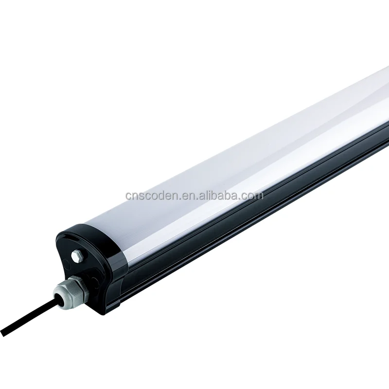 Indoor and Outdoor Waterproof IP65 LED Linear Vapor Proof Luminaire Tri-proof Lamp Fixture for Warehouses Made in China