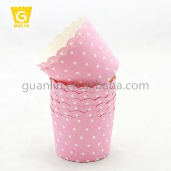 Decorative party use custom paper muffin baking cups cupcake holders