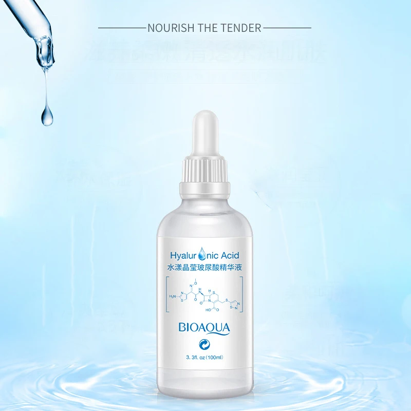 OEM ODM Bioaqua moisturizing natural embellish hyaluronic acid face serum for skin care