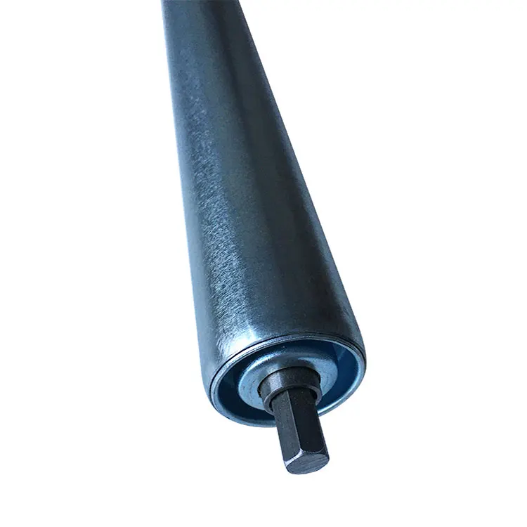 
galvanized steel gravity roller conveyor drum roller manufacturer for material handling equipment parts 