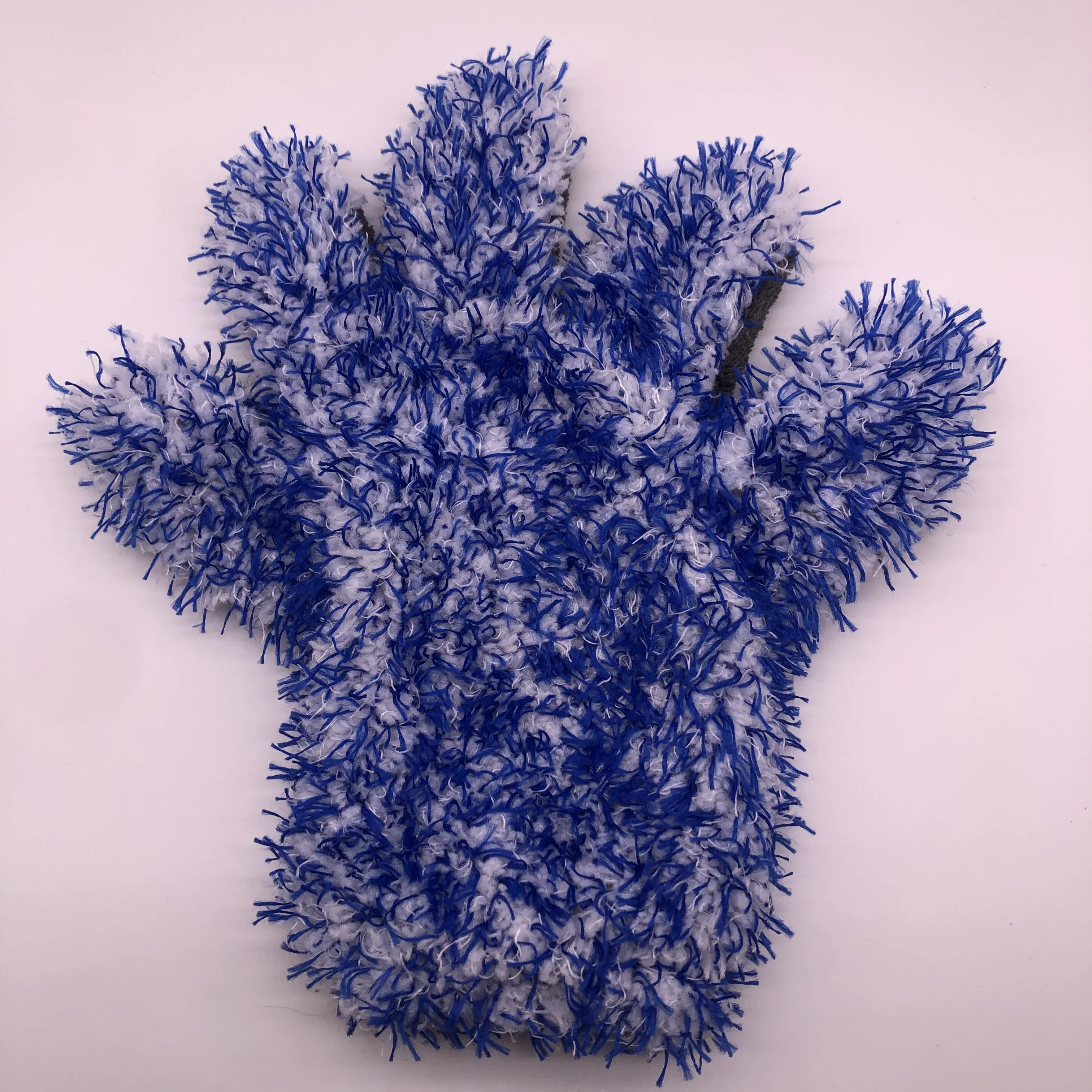 High Quality Microfiber Soft Car Care Microfiber Absorbent Plush Cleaning Gloves Car Detailing Wash Mitt