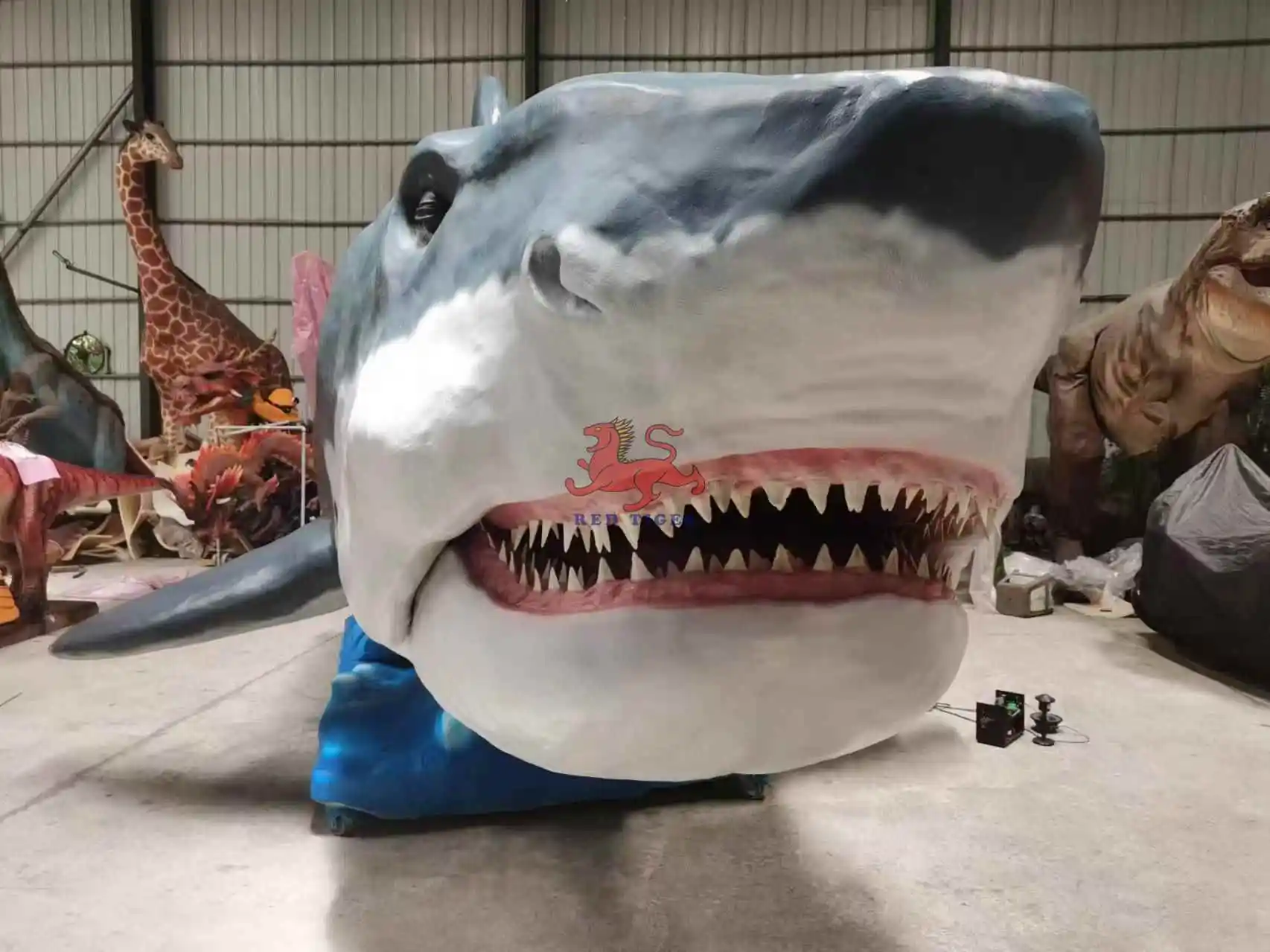 Theme Park Realistic Animatronic Shark Megalodon Animal