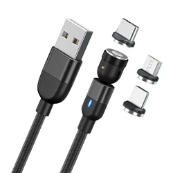 Magnetic Charger Cable Usb C To Type C Cable 3a Pd Fast Charging For Iphone 14 13 for Samsung Charger Wire Cord