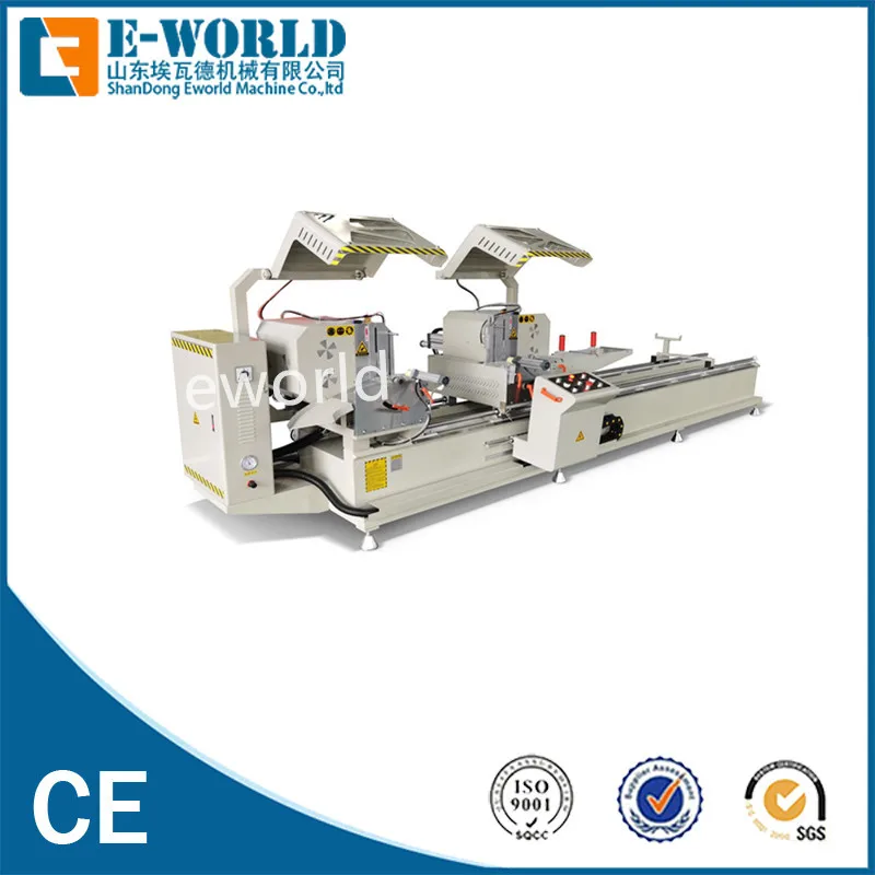 Aluminum Double Head Cutting Saw 450-3700mm automatic cutting saw for aluminum and pvc window and door frame with digital play