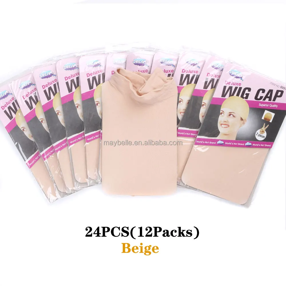 Private Label Adjustable Wig Making Caps For Lace Front Wigs Glueless Mesh Dome Lace Beige Brown Black Braid Stocking Wig Cap