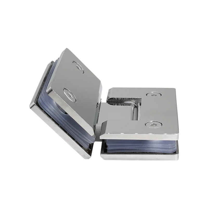 Bathroom Clamp 90/135/180 Degree Hinge 304 Stainless Steel Heavy Shower Glass Door Hinge
