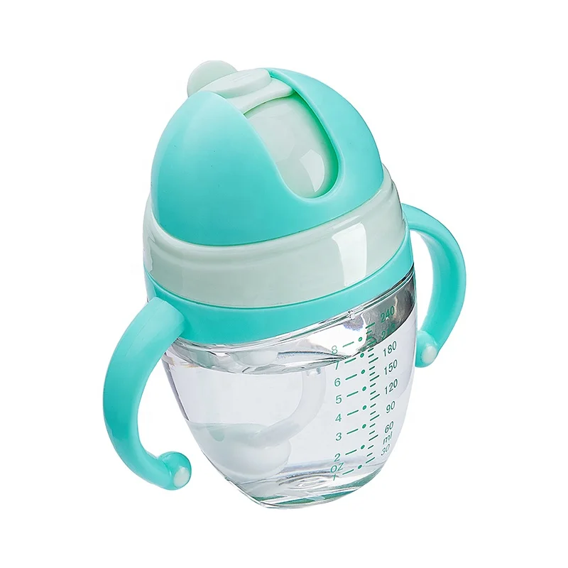 
Factory Price Wholesale Plastic Patent Unisex Mixer Milk Bottle OEM Anti Break 401ml 500l cute baby bottle Customizeable 
