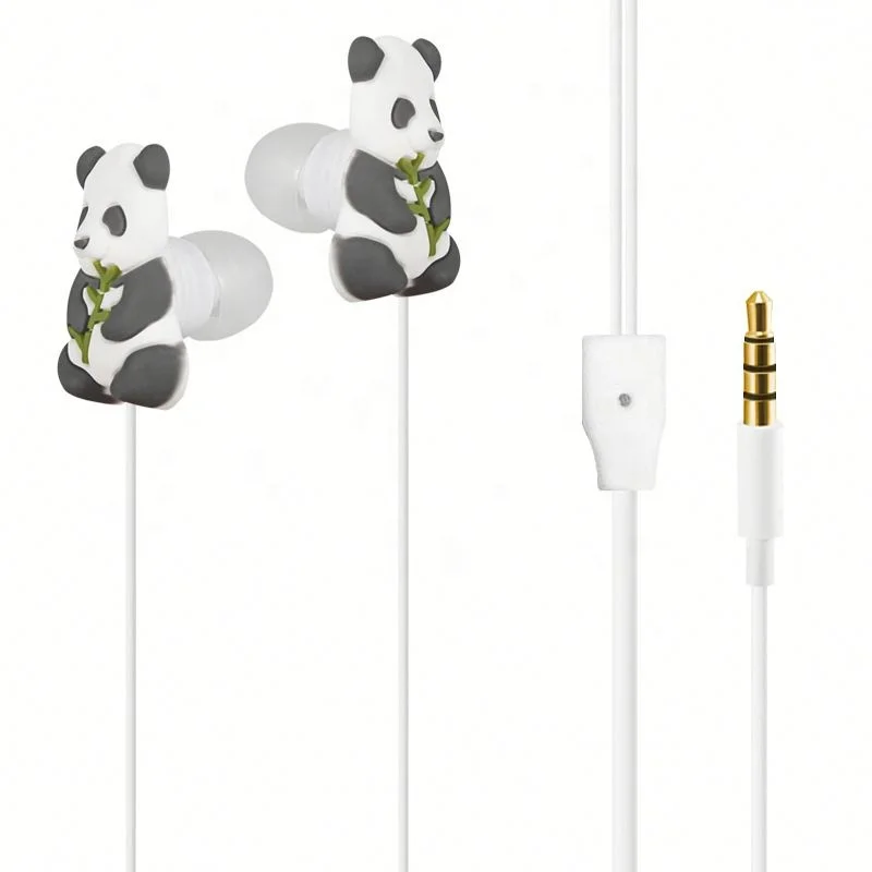 
In-ear Wired Stereo Unicorn Shape Cute Cartoon PVC Earphone 