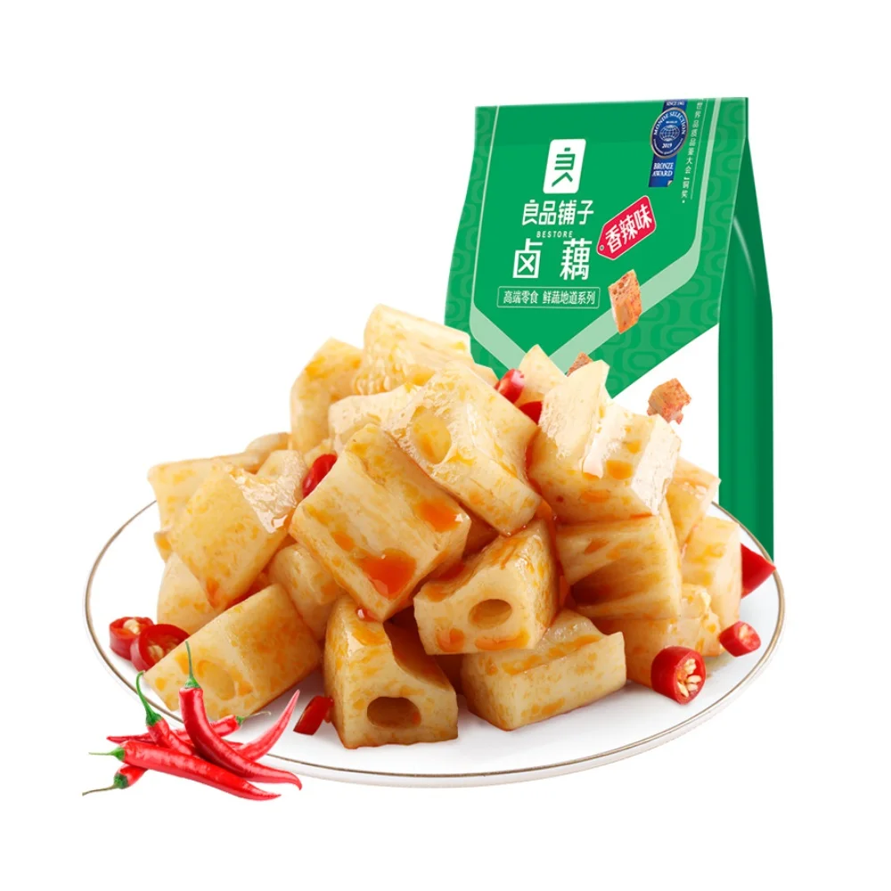 BESTORE selects high-quality spicy and marinated lotus root snacks