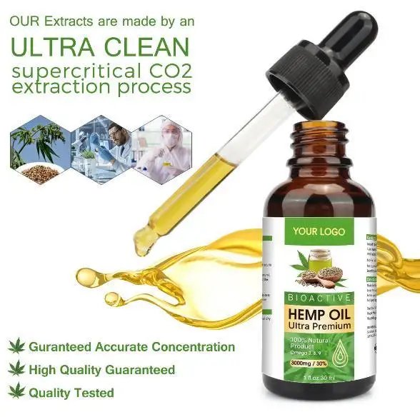 korean skin care Natural Hemp Pure Essential Oil Seed Oil for Skin Care