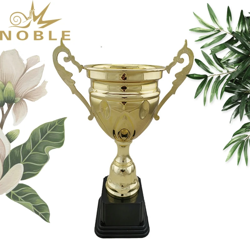Custom football basketball soccer trophy customized metal gold award cricket trophy cup