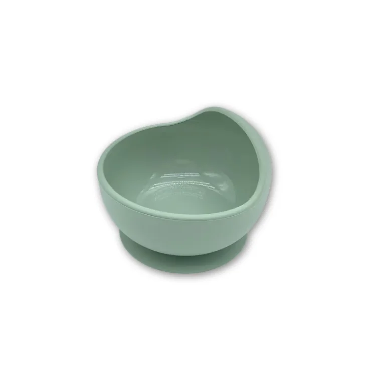 BPA Free Food grade Silicone Baby Feeding Set Suction Bowl Durable Dinnerware for Kids Training Silicone Baby Bowl