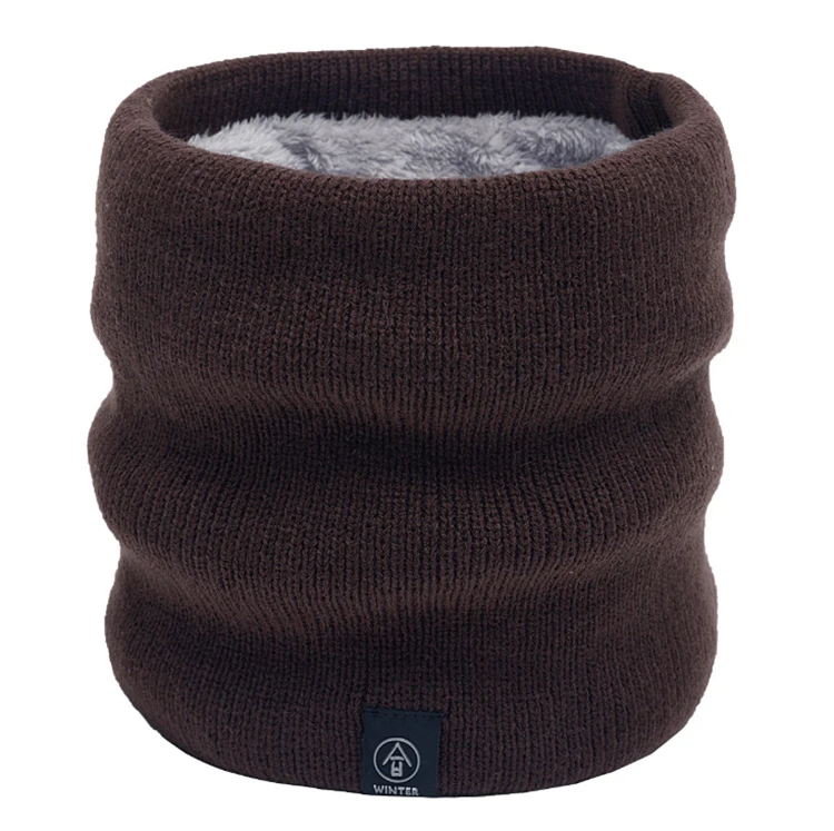 Factory Price winter warmer colorful Knitted Multifunctional Bandanas Neck Gaiter Fleece