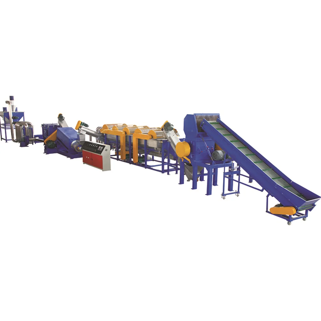 300kg/h film waste plastic washing machine PE PP recycled small basket plastic washing line