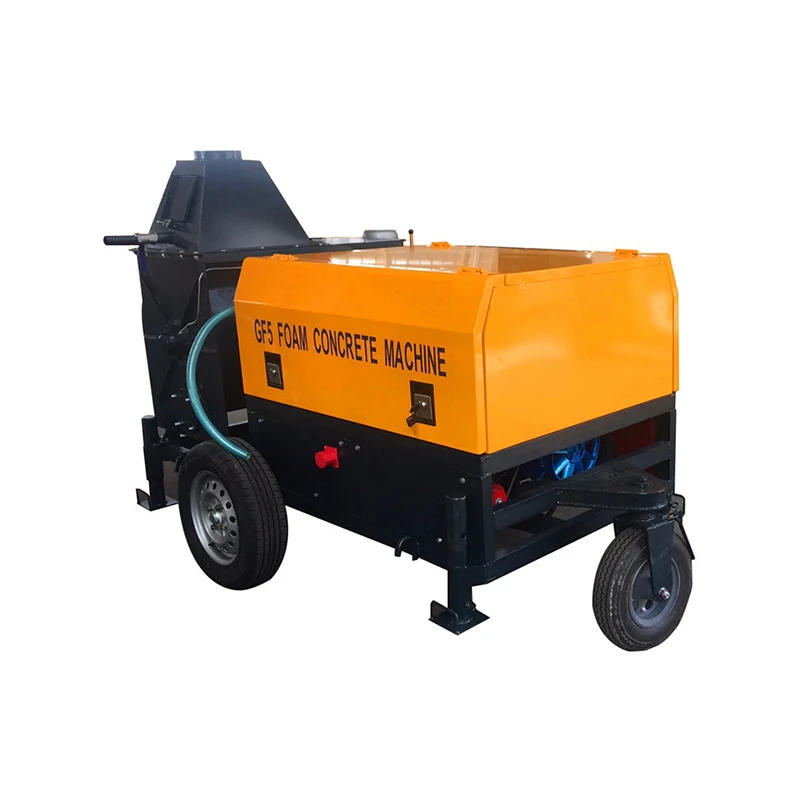 GF5 Low cost foam concrete machine with mixer and pump sales