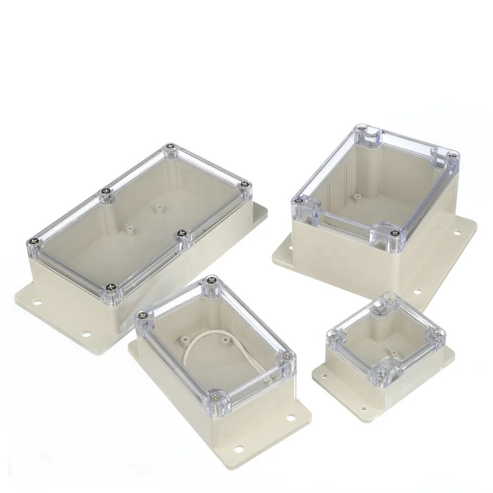 SIMIS Enclosures IP65 ABS plastic waterproof enclosure electrical outdoor junction box with Transparent lid