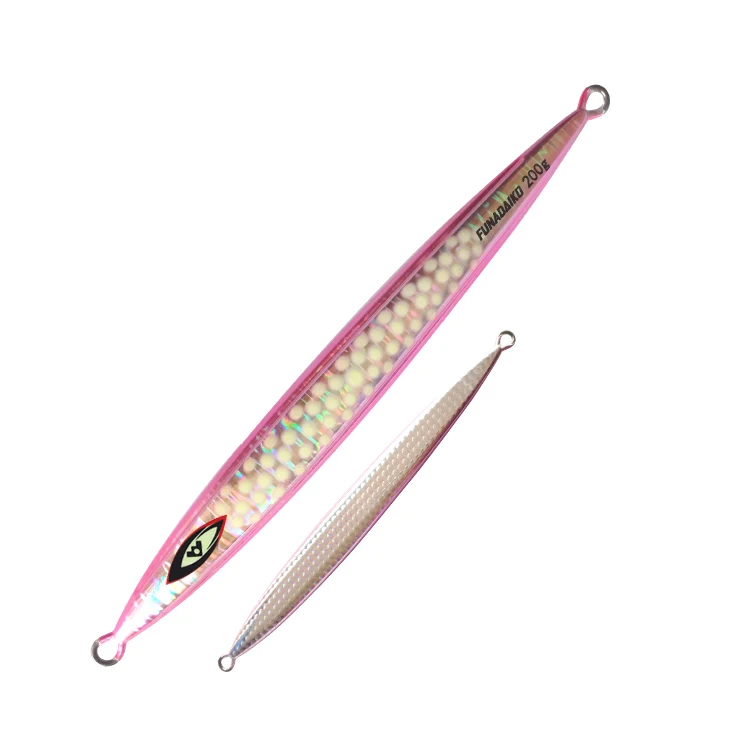 FUNADAIKO 100g lead fishing bait slow jig luminous fishing lure hard fishing metal jig Lures