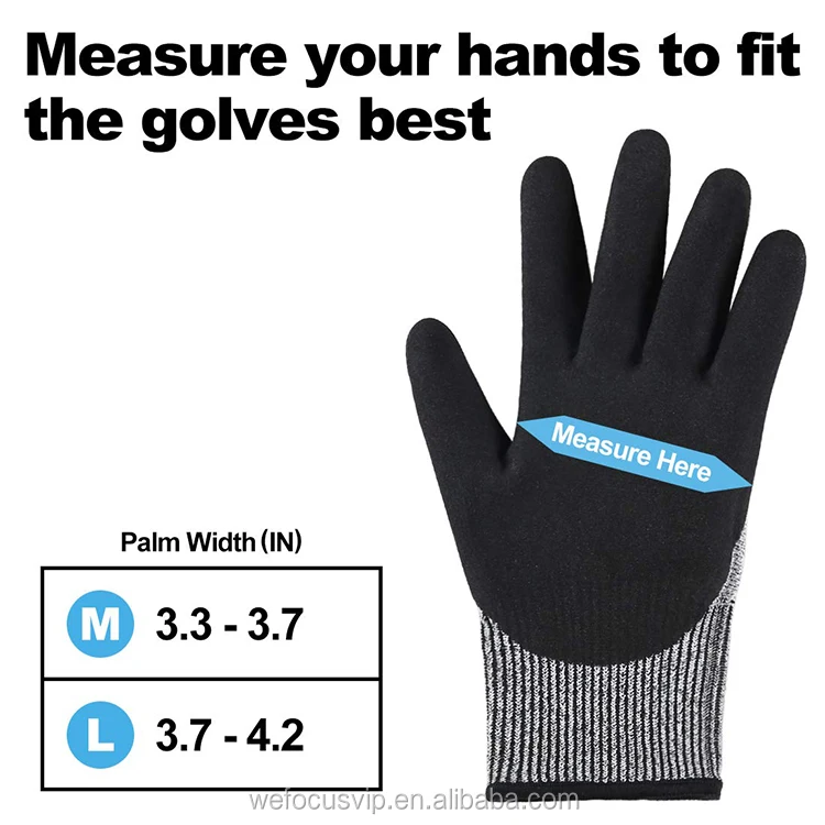 Full Flexibility Tpr Impact Safety Gloves Mechanic Light Duty Impact Nitrile Gloves