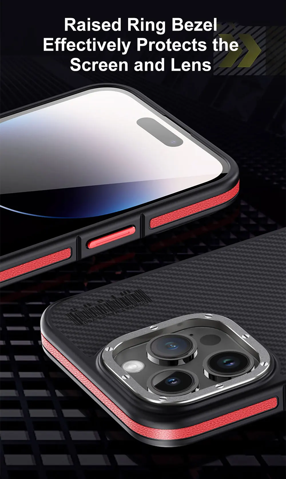 WLONS WLS30 Drop Proof Frosted Suction Mobile Skin Friendly Carbon Fiber Tpu Phone Case For Iphone 15