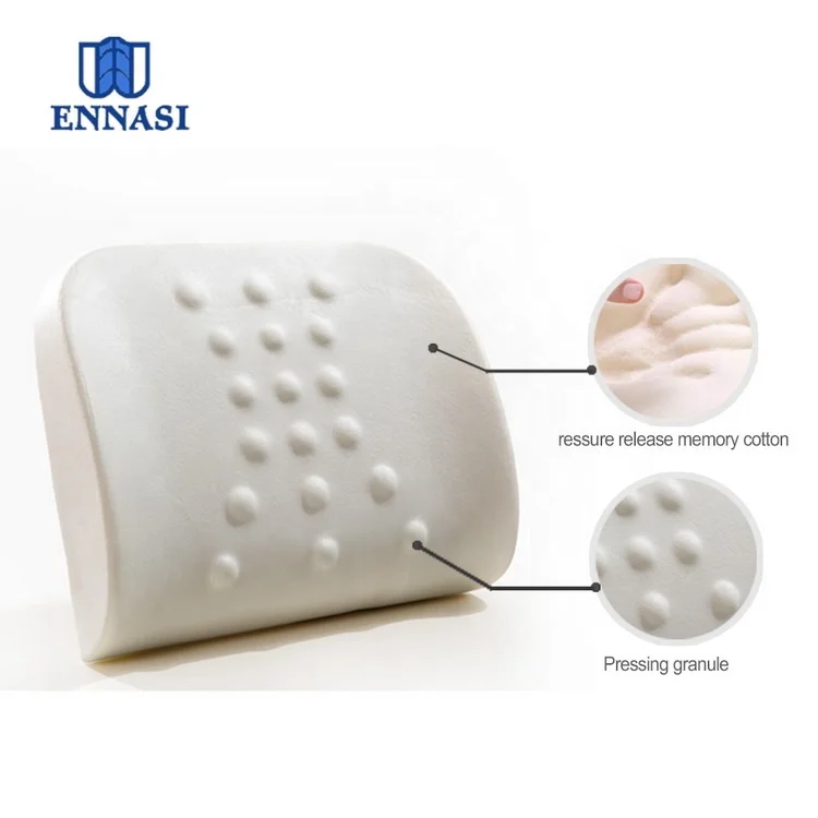 China factory wholesale car seat and office chair back support cushion lumbar support cushion