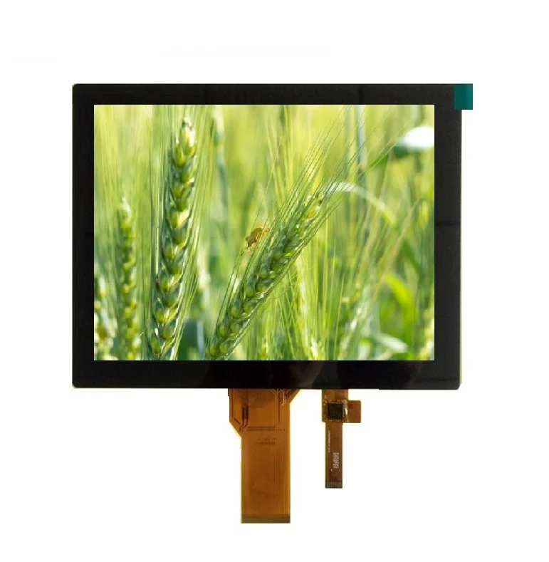 8 inch tft color lcd display screen middle size 1024*768 lvds interface with capacitive touch lcd
