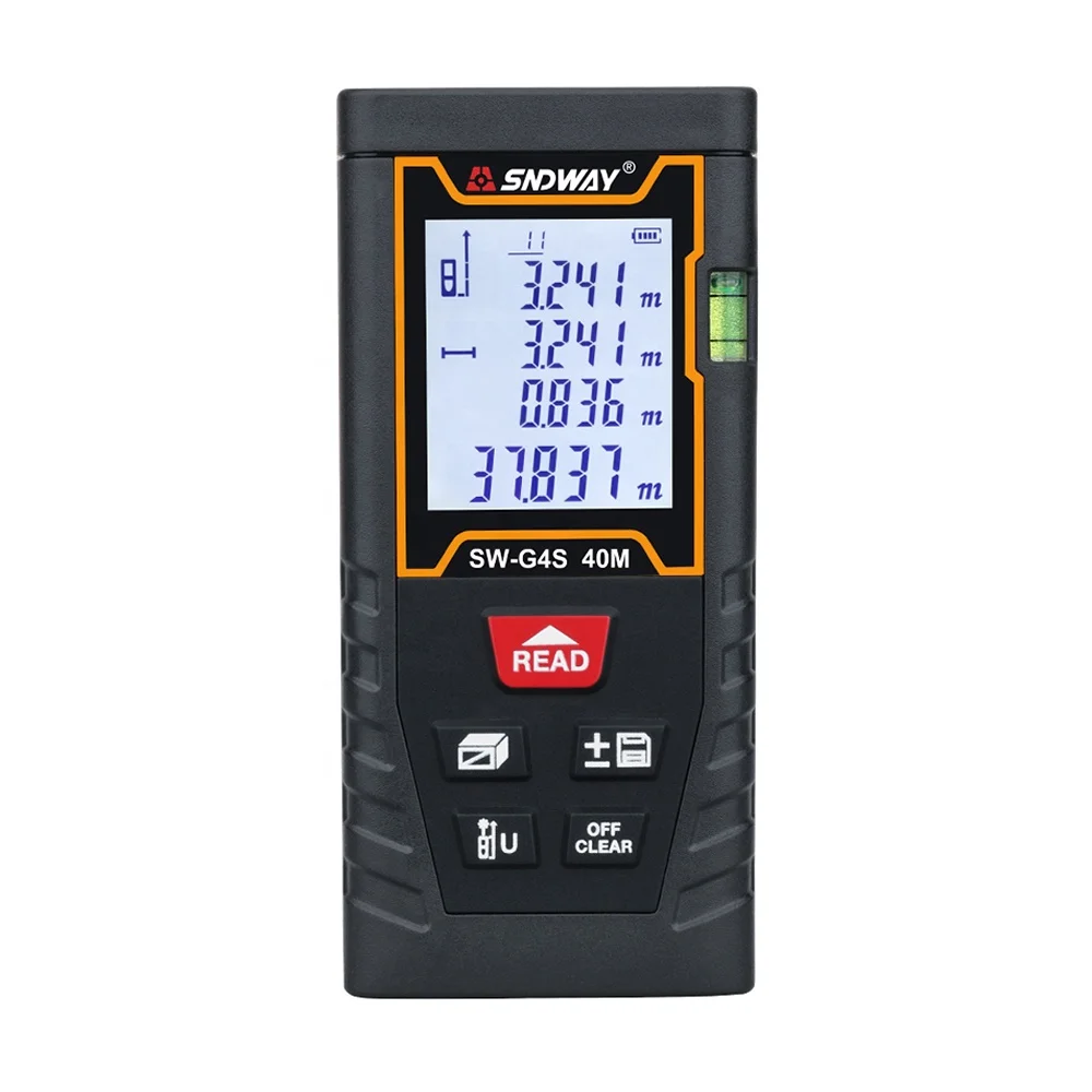 SNDWAY Cheap Handheld Laser Rangefinder sight Measure Tool Digital Laser Distance Meter 40m 60m 80m 100m with LCD Backlight