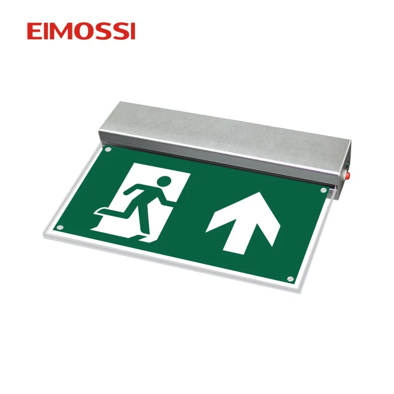 
Smd 2835 led emergency lighting exit signage with battery for warehouse 