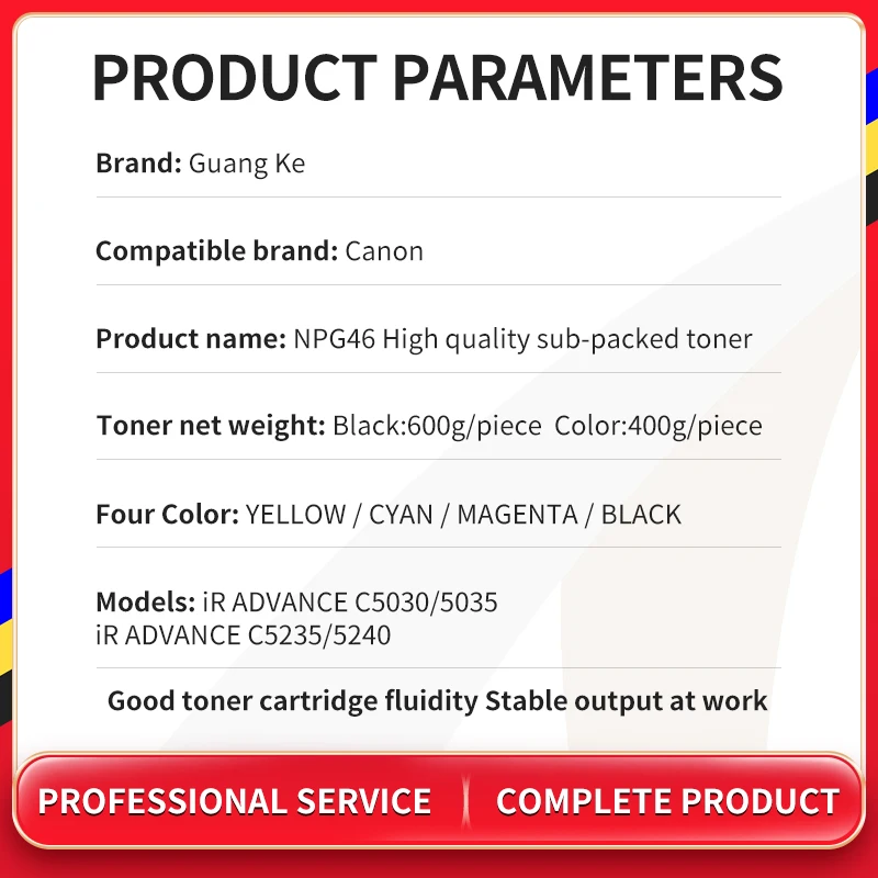 Npg46 Gpr31 C-exv29 Compatible For Canon IR ADV C5030 5035 5235 5240 Copier Toner Cartridge