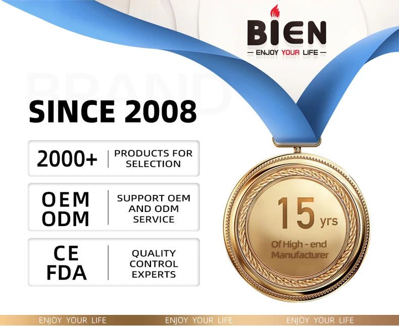BIEN Factory New Home Stainless Steel Double Wall Electric Water Kettle Cool Overheating Protection