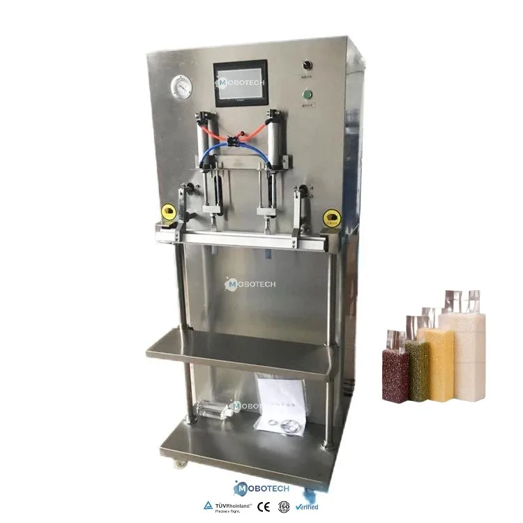 Vertical Double-head Pneumatic External Pumping Inflatable Vacuum Packaging Machine