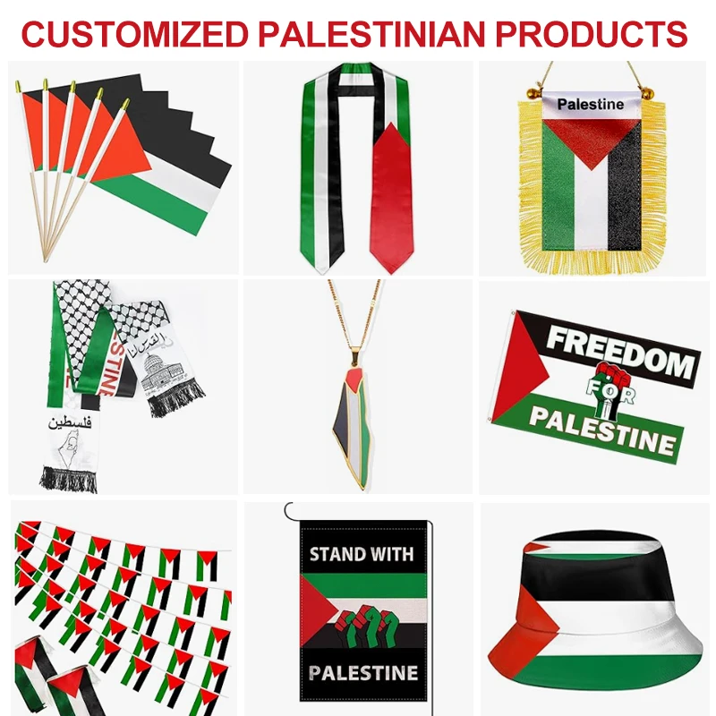 flags palestine  big stickers scarf free palestine  for car hand  3x5ft car hood cover  garden flag palestinian scarf flag