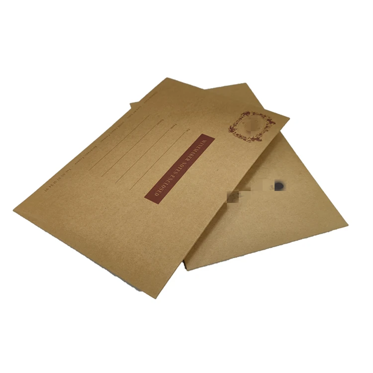 with logo Machines to Make Paper Kraft Envelopes A6 Cash Envelope t Shirt Packing Cardboard Envelope Packaging