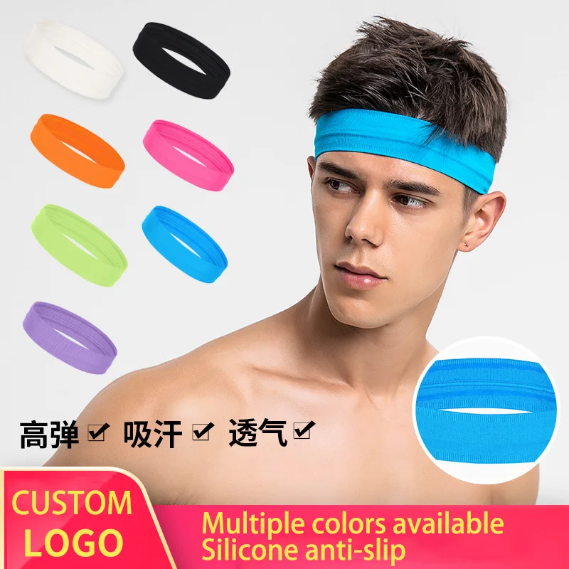 Absorbent Sport Headband Sweatband for Men Women Yoga Hair Bands Head Sweat Bands Running Fitness Workout Sports Protection