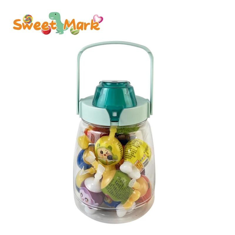Candy Confectionery Cartoon Shape Fruit Sweet Jelly Pudding in Bottle