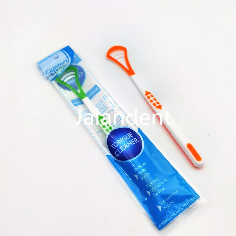 Dental Disposable Props Dental Tongue Cleaner Dental Oral Care Tongue Scraper Tongue Cleaning Brush