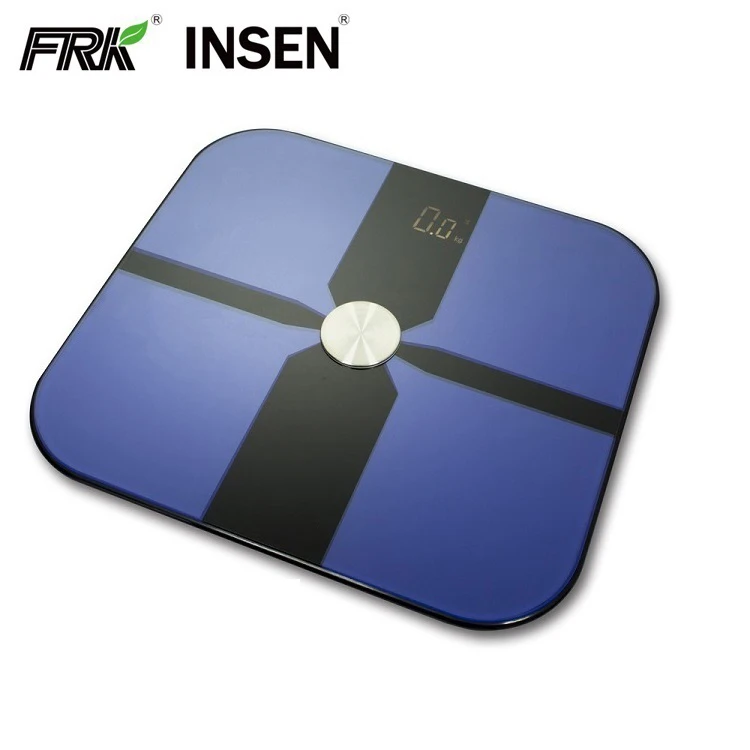 Zhongshan FRK ITO Tempered Glass Blue tooth 4.0 Body Weight Body Fat Analyzer Scale