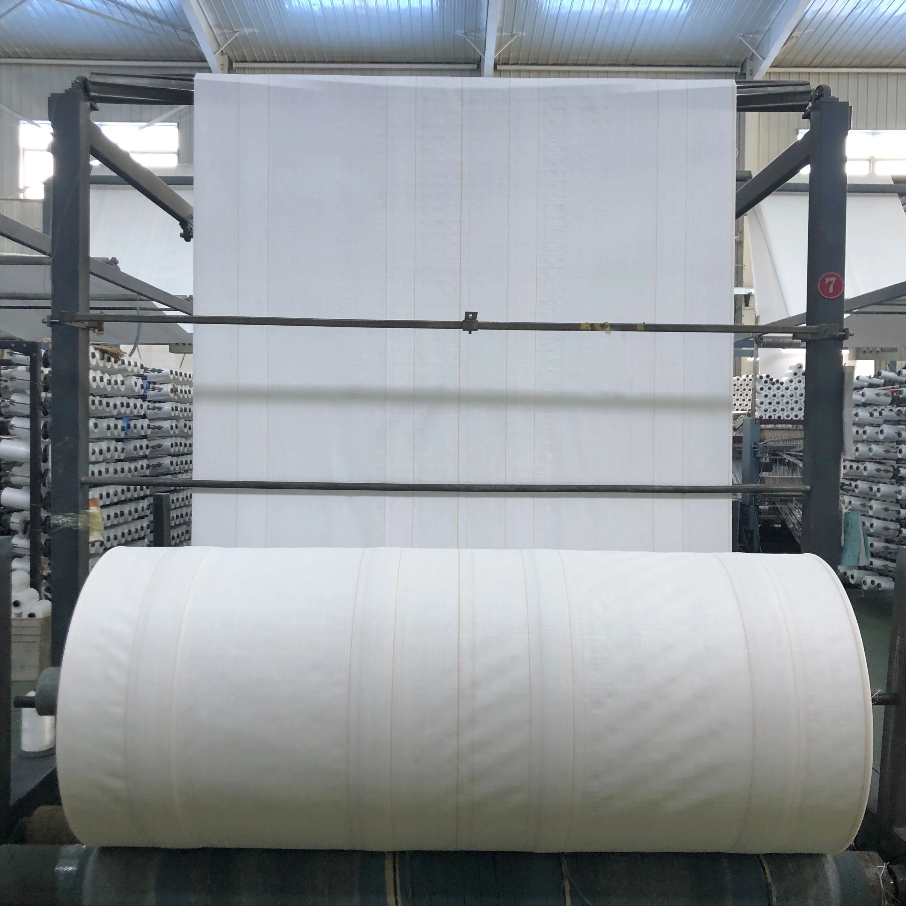 china plastic pp woven sack roll for tubular bags