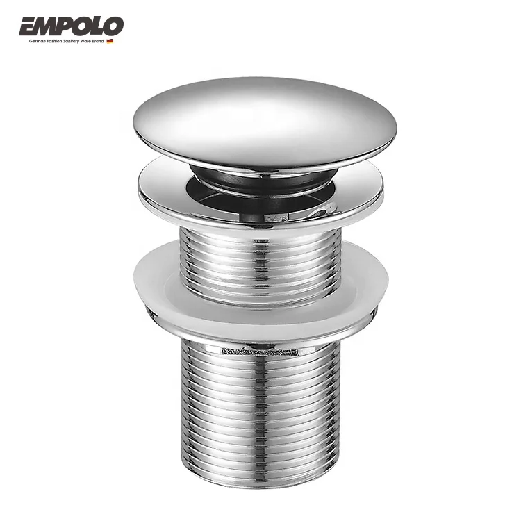 Hot selling brass sink waste with overflow drain pop up faucet accessory wash basin drain pipe