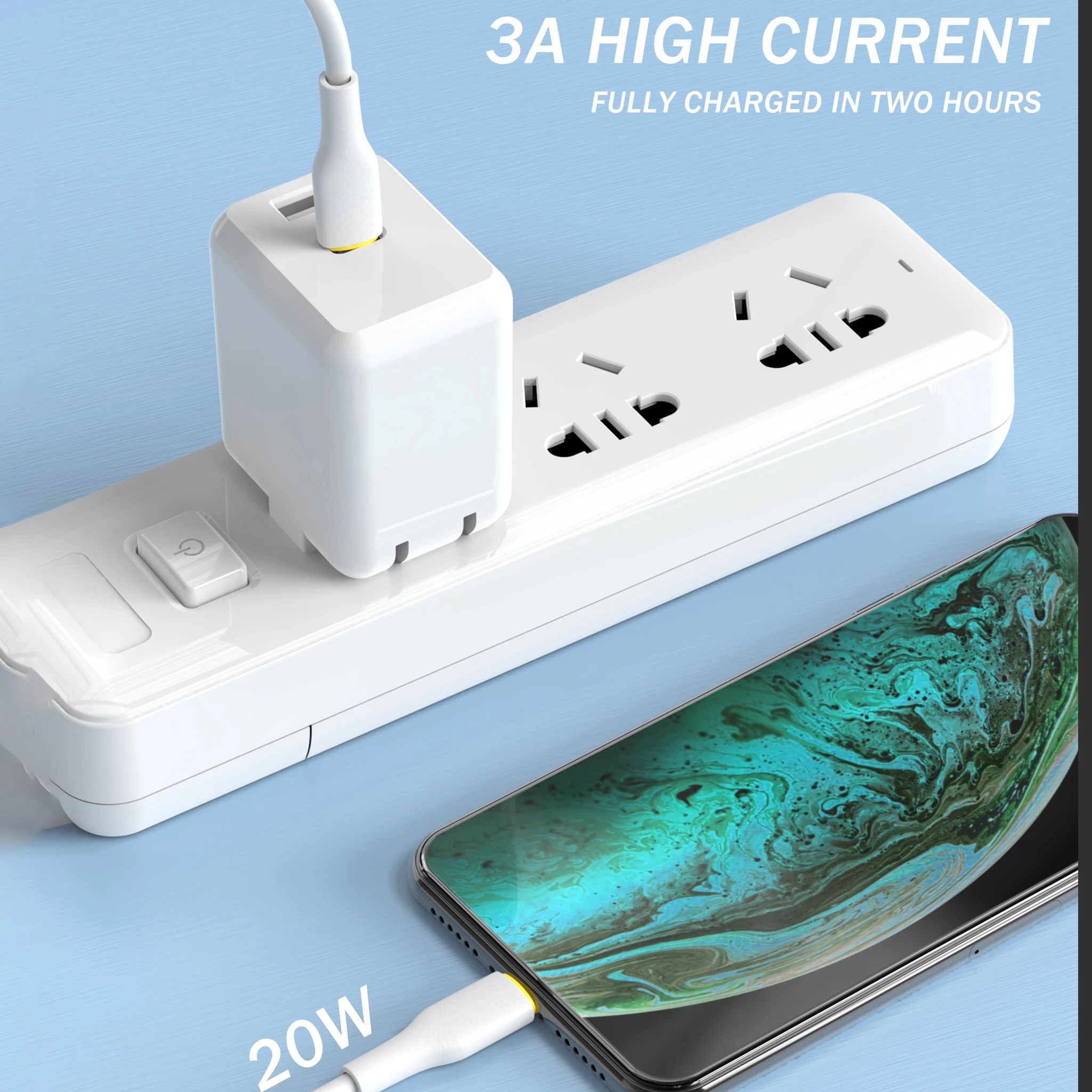 Wholesale PD20W type c to type c cable for iphone power cable 18w phone charging cable